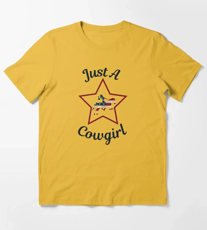 Just a cowgirl T-Shirt Yellow