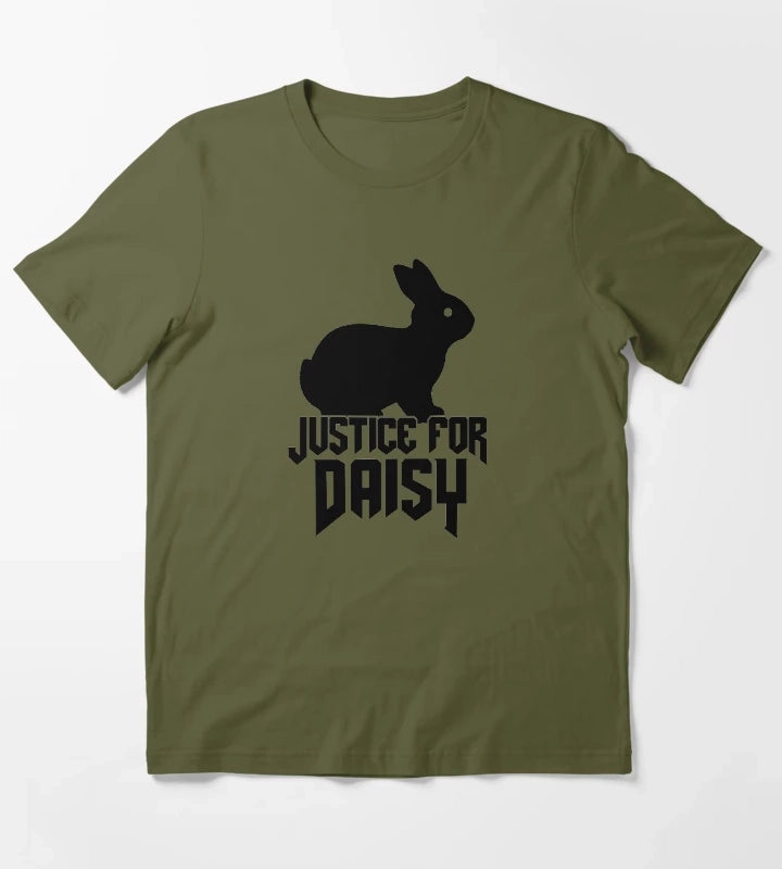 Justice for Daisy T-Shirt Olive Green