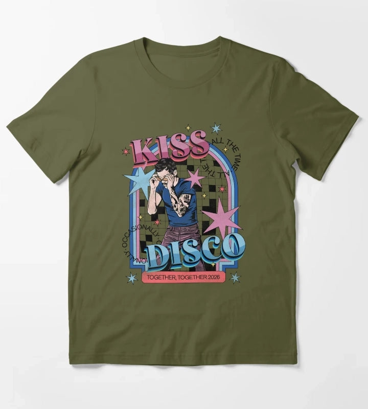 KATTDO Harry Styles T-Shirt Olive Green