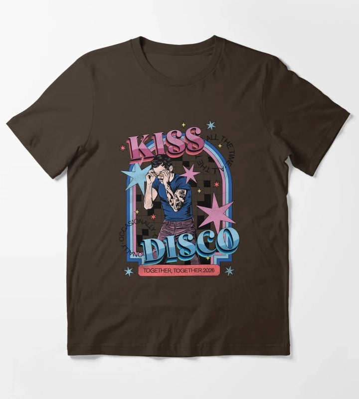 KATTDO Harry Styles T-Shirt Brown