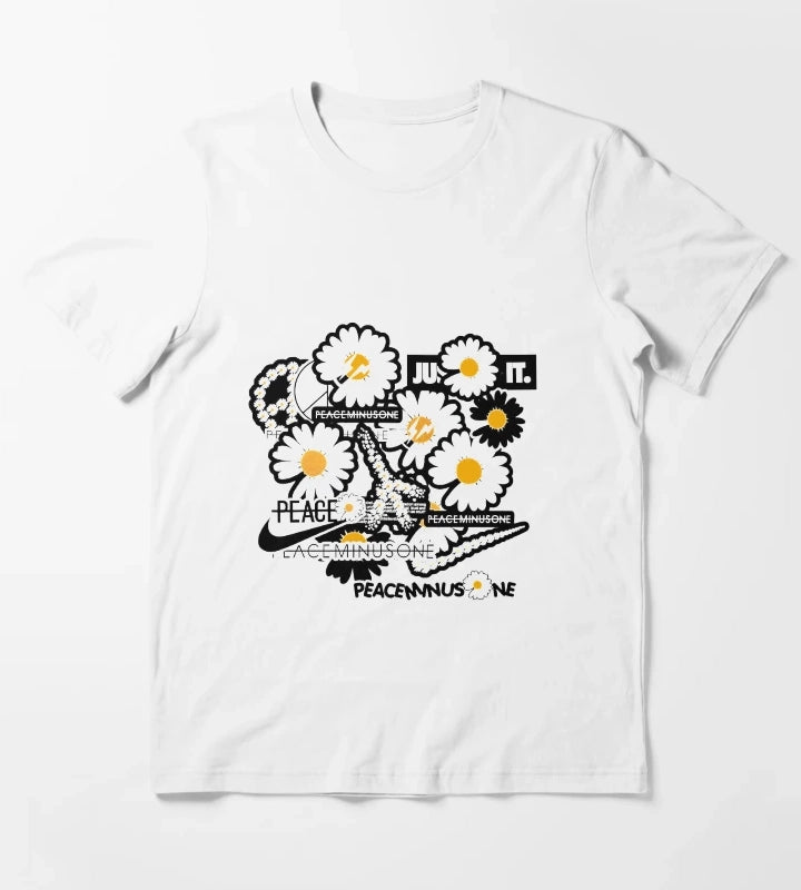 KPOP GDRAGON PEACEMINUSONE DAISY Classic T-Shirt White