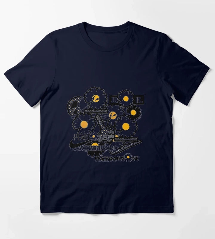 KPOP GDRAGON PEACEMINUSONE DAISY Classic T-Shirt Navy