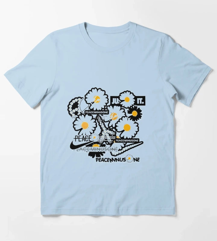 KPOP GDRAGON PEACEMINUSONE DAISY Classic T-Shirt Sky Blue