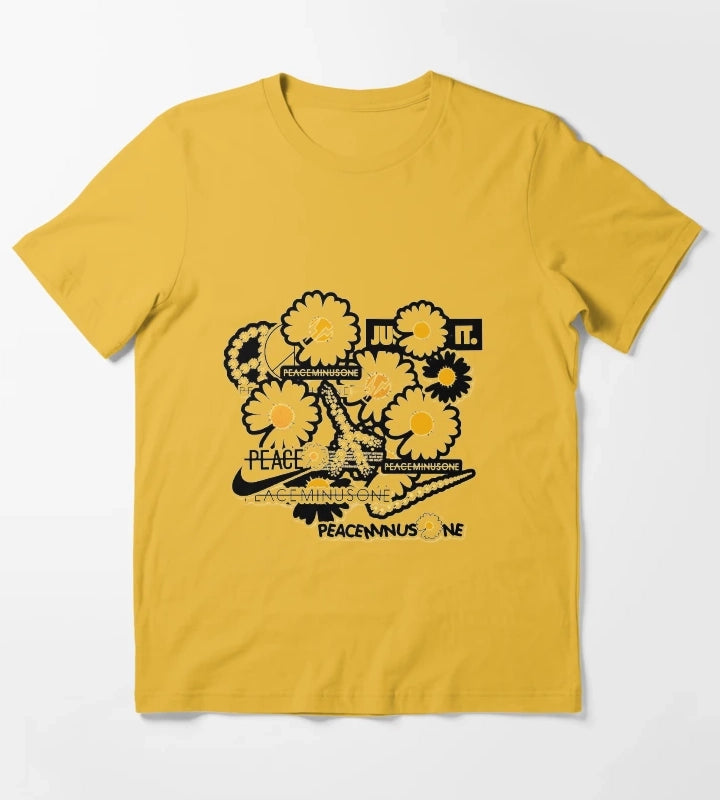 KPOP GDRAGON PEACEMINUSONE DAISY Classic T-Shirt Yellow