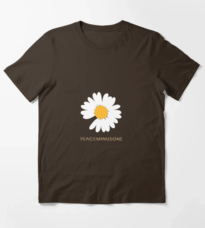 KPOP GDRAGON PEACEMINUSONE DAISY Classic TShirt T-Shirt Brown