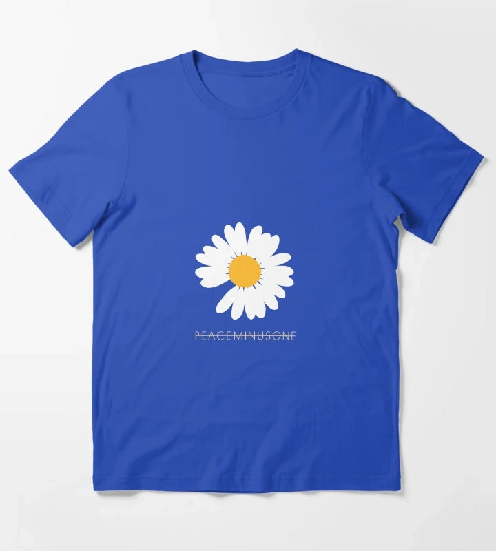KPOP GDRAGON PEACEMINUSONE DAISY Classic TShirt T-Shirt Blue