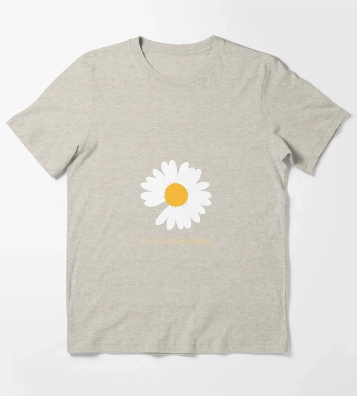 KPOP GDRAGON PEACEMINUSONE DAISY Classic TShirt T-Shirt Cream