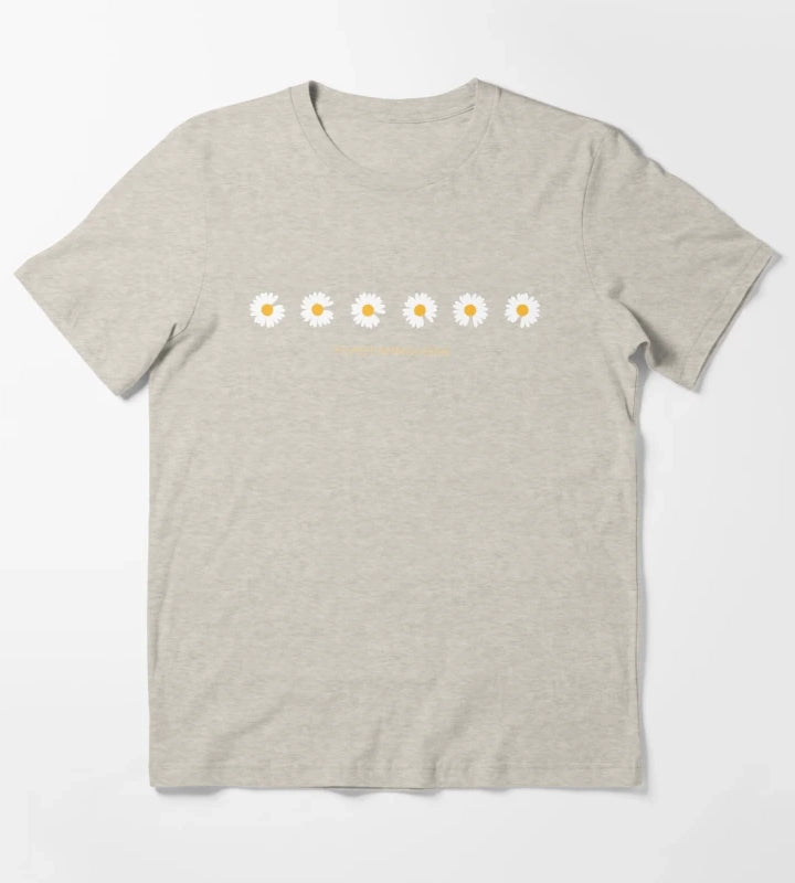 KPOP GDRAGON PEACEMINUSONE DAISY T-Shirt Cream