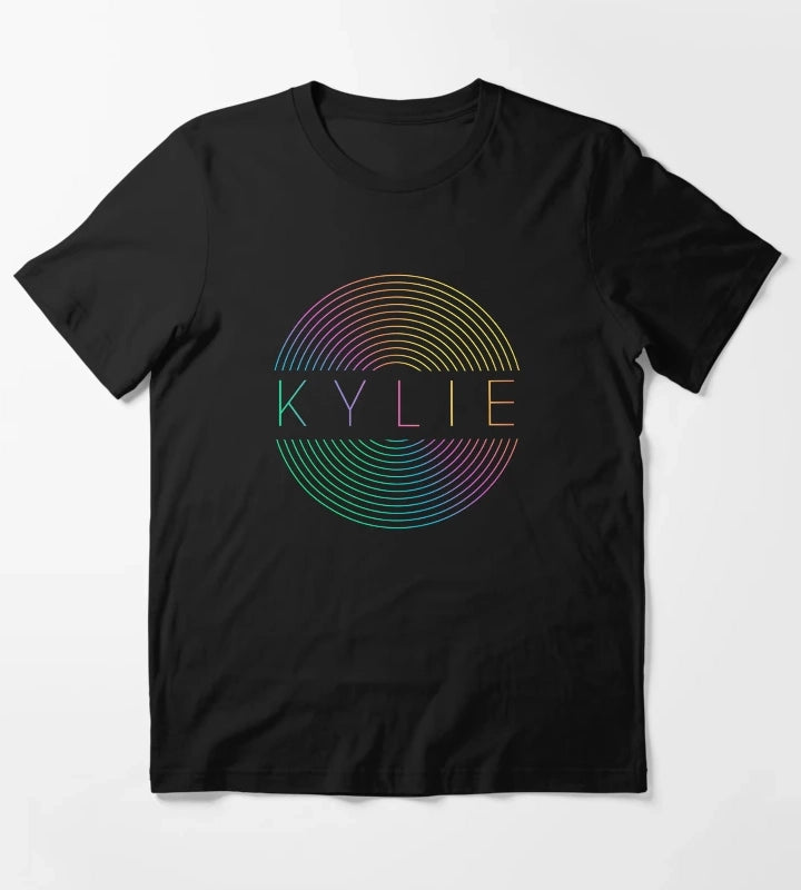 KYLIE MINOGUE Rainbow Vinyl Record T-Shirt
