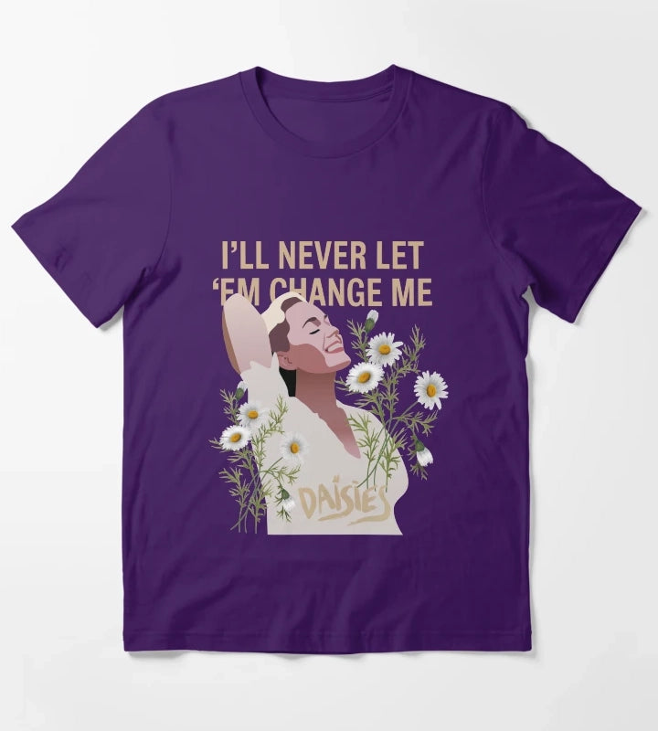 Katy Perry Daisies Cartoon T-Shirt Purple