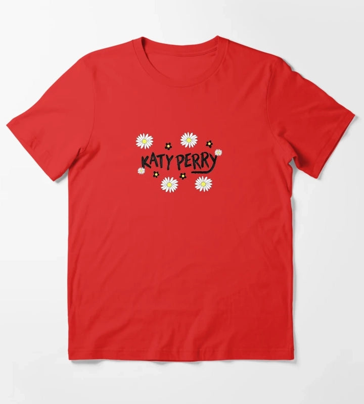 Katy Perry Daisies T-Shirt Red