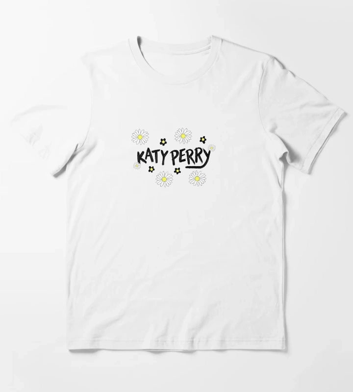 Katy Perry Daisies T-Shirt White
