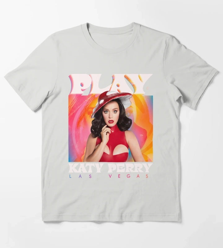 Katy Perry Play Admat T-Shirt Light Grey