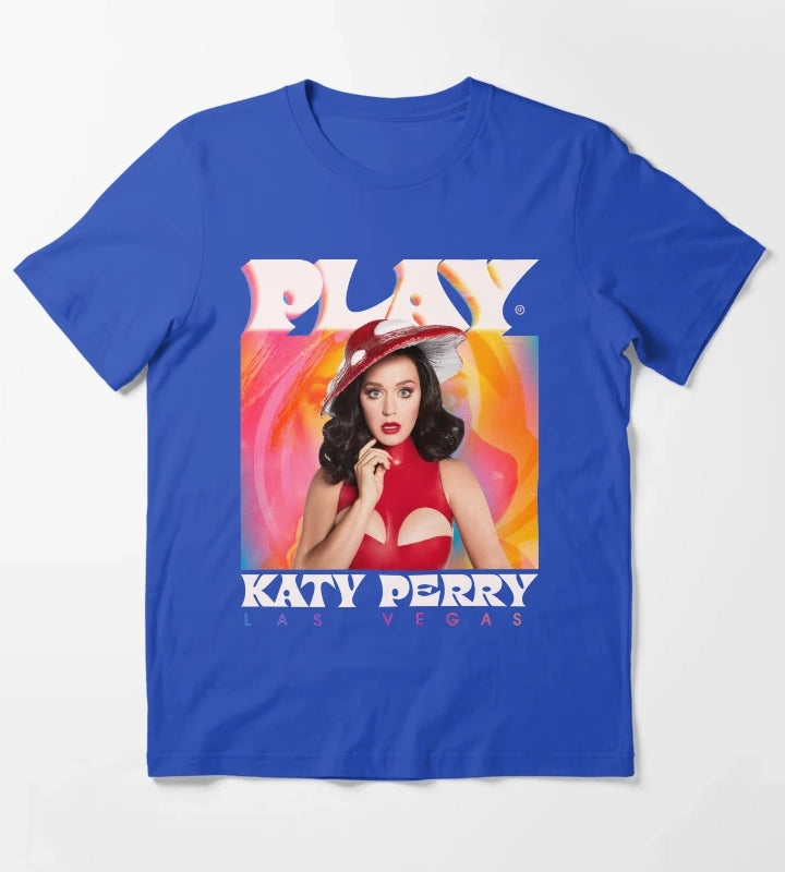 Katy Perry Play Admat T-Shirt Blue