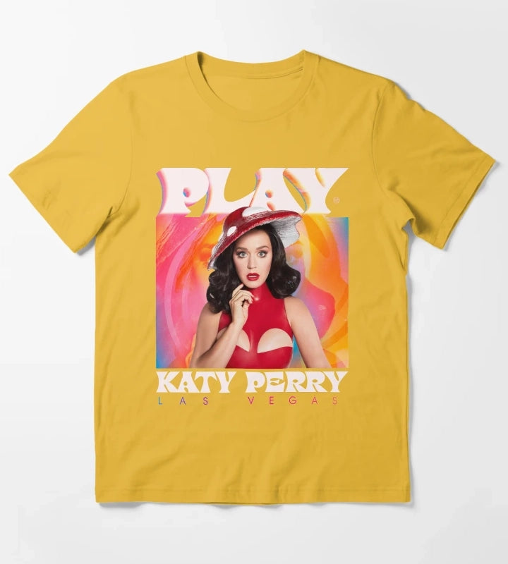 Katy Perry Play Admat T-Shirt Yellow