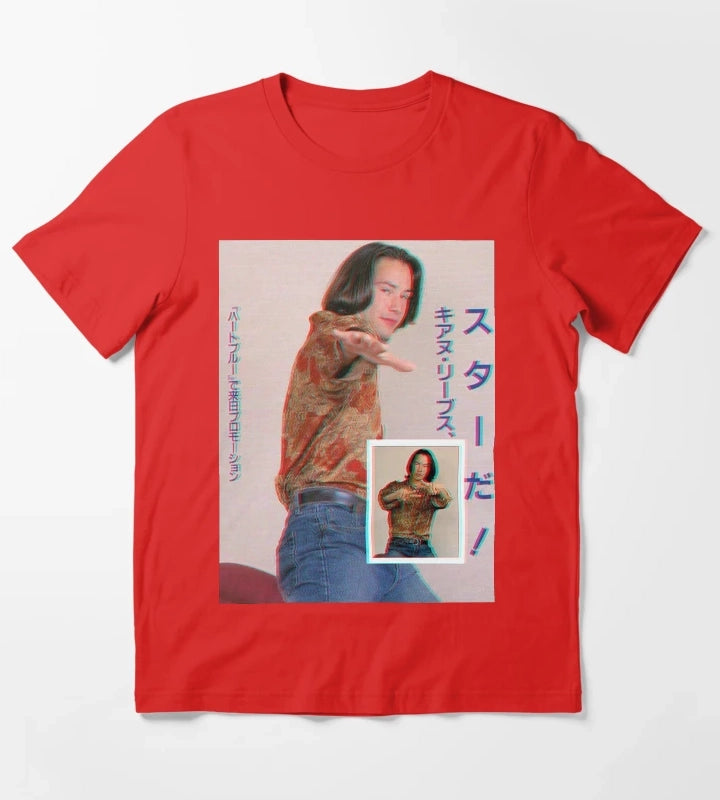 KeanU ReEves T-Shirt Red