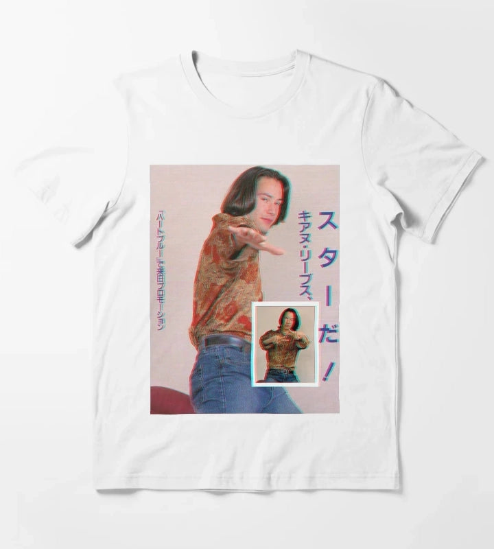KeanU ReEves T-Shirt White