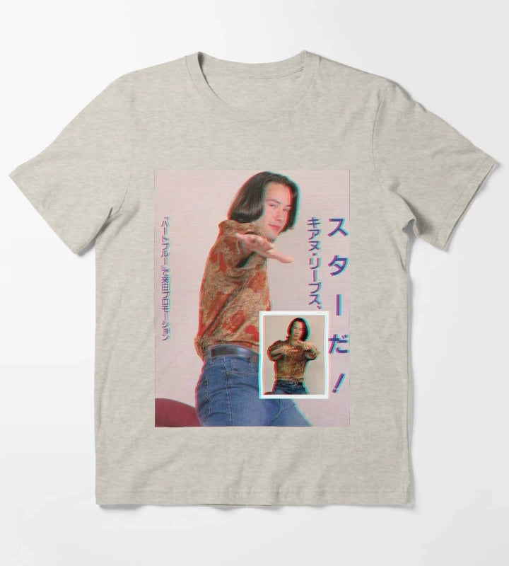 KeanU ReEves T-Shirt Cream