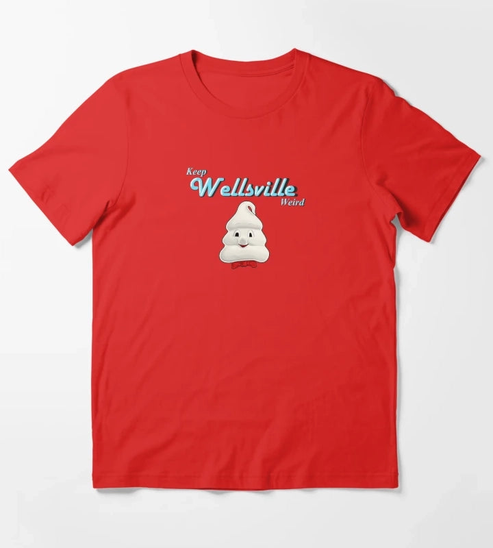 Keep Wellsville Weird with Mr Tastee T-Shirt Red