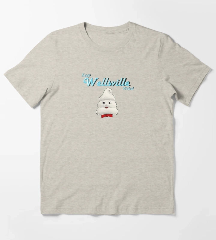 Keep Wellsville Weird with Mr Tastee T-Shirt Cream