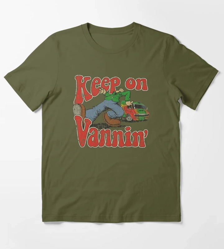 Keep on Vannin 1974 T-Shirt Olive Green