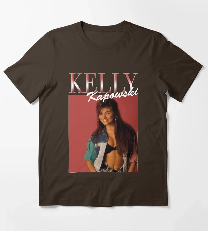 Kelly Kapowski Red Variant 90s Style T-Shirt Brown