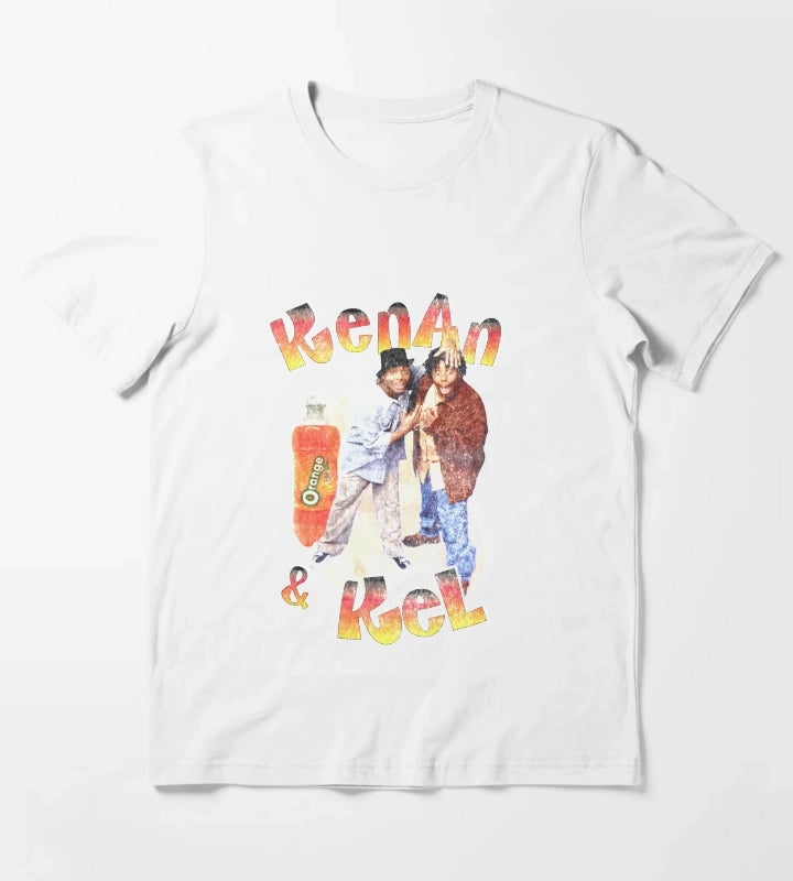 Kenan and Kel Retro Rap Bootleg Style T-Shirt White