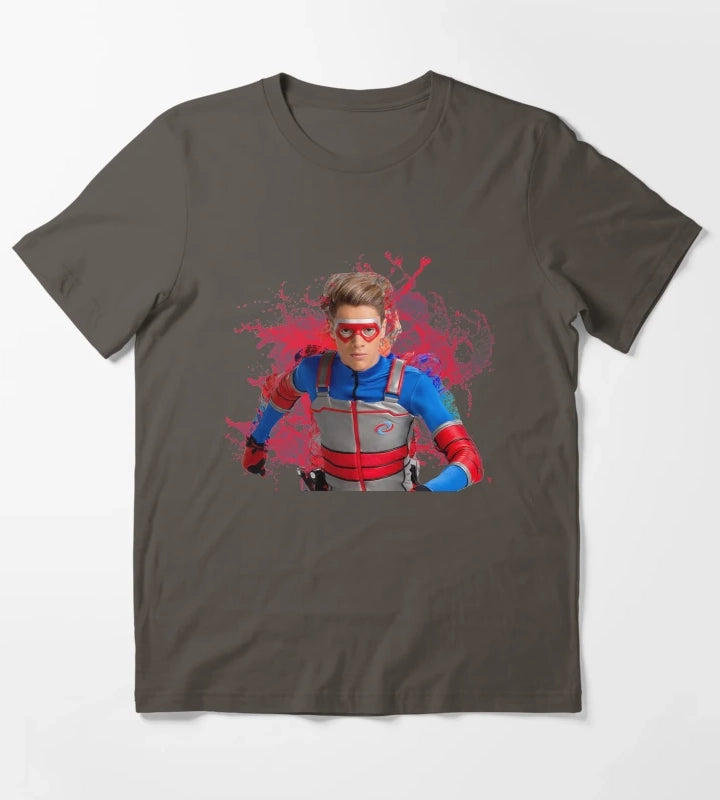 Kid Danger Water Splashes T-Shirt Dark Grey