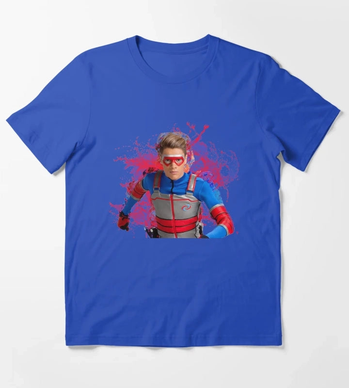 Kid Danger Water Splashes T-Shirt Blue