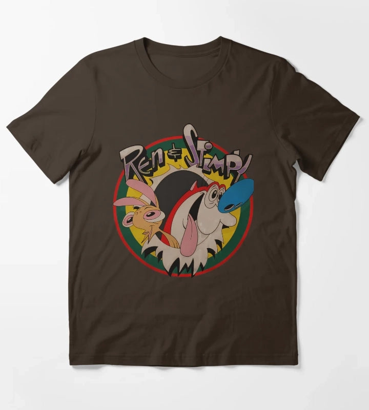 Kids Cartoon Squad T-Shirt Brown