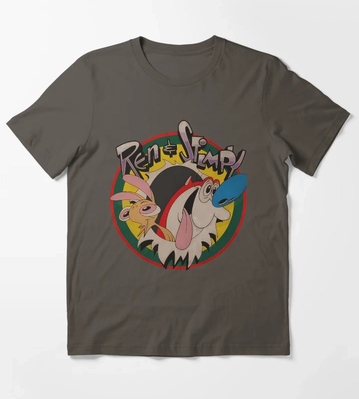 Kids Cartoon Squad T-Shirt Dark Grey
