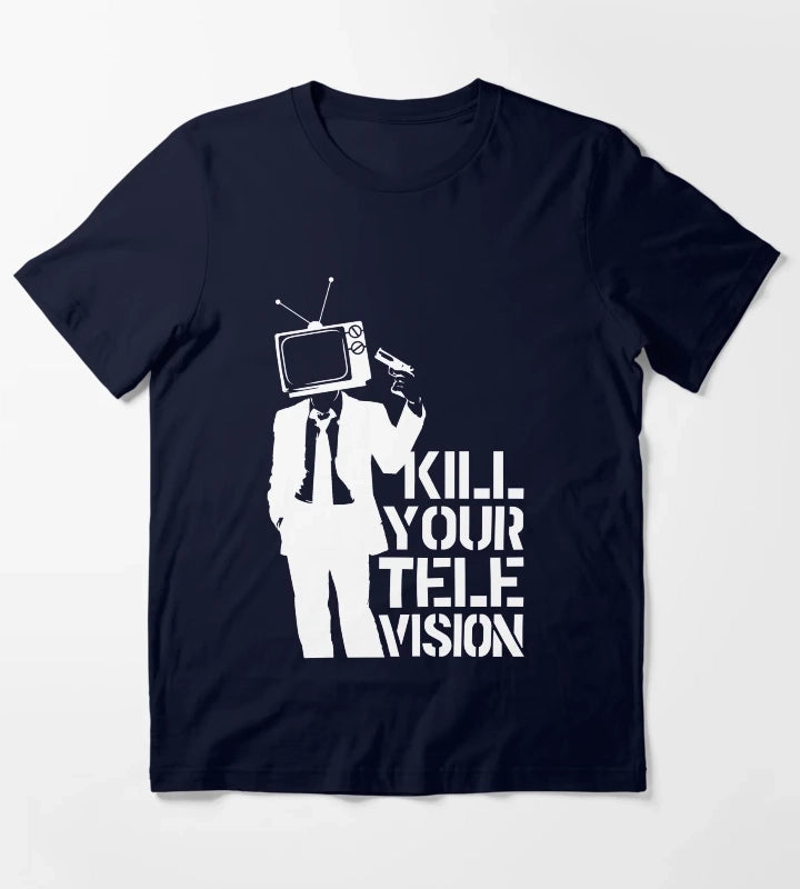 Kill your Television Anonymous T-Shirt Navy