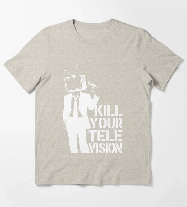 Kill your Television Anonymous T-Shirt Cream