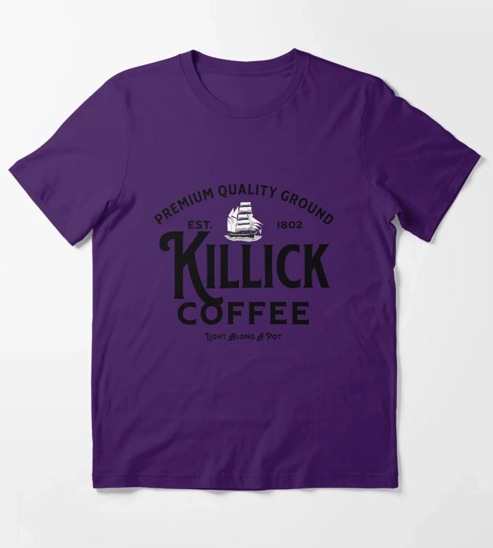 Killick Coffee est 1802 T-Shirt Purple