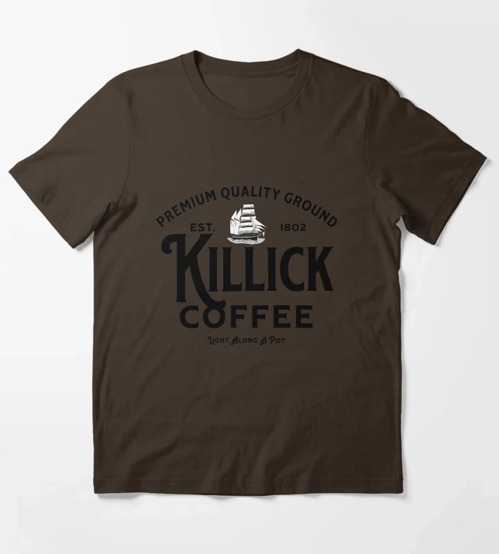 Killick Coffee est 1802 T-Shirt Brown