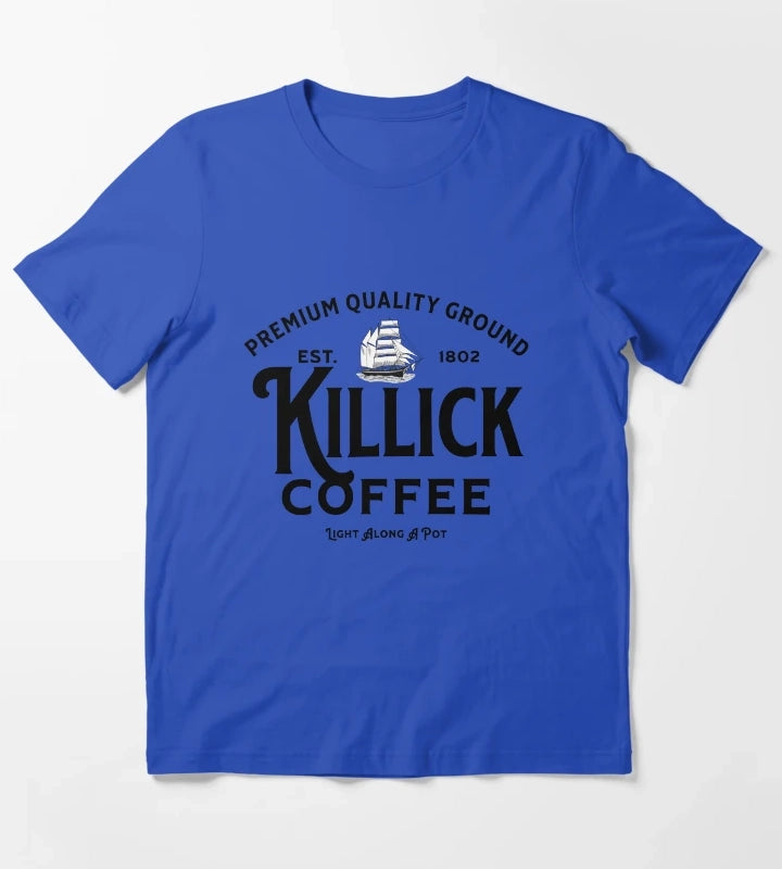 Killick Coffee est 1802 T-Shirt Blue