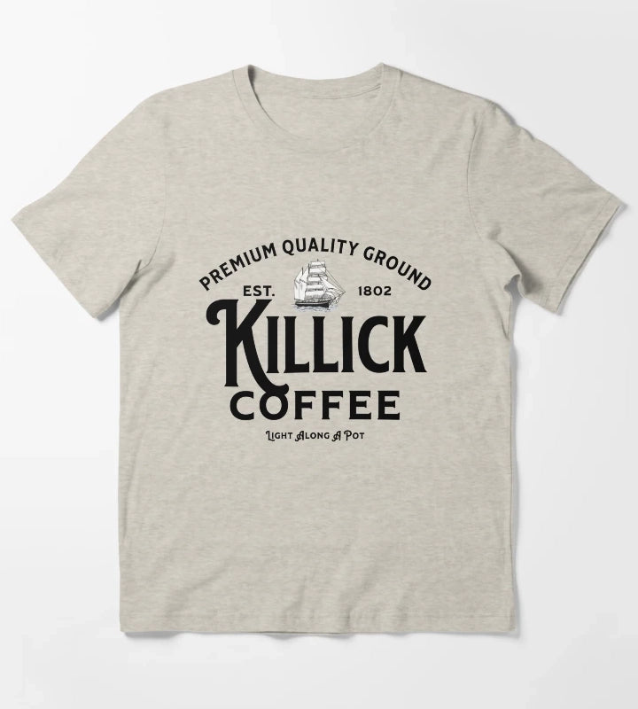 Killick Coffee est 1802 T-Shirt Cream