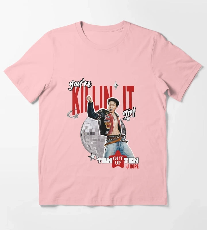 Killin it girl BTS J hope T-Shirt Dark Grey