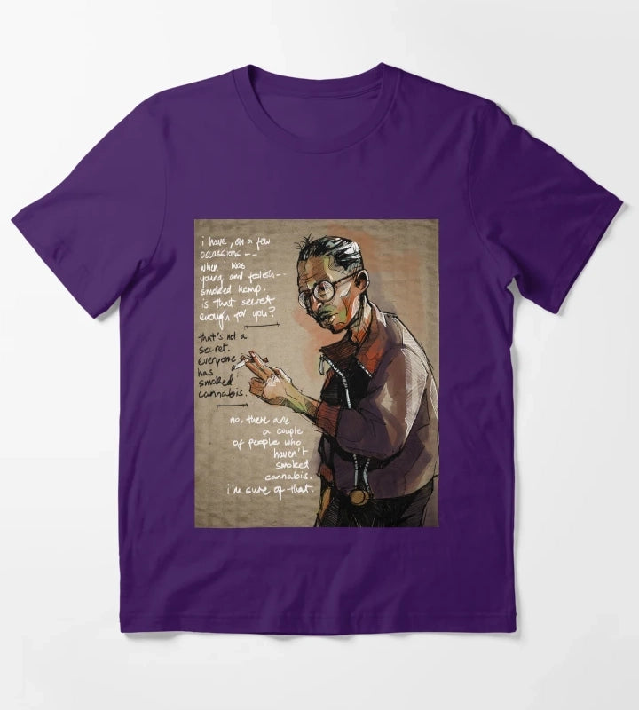 Kim Kitsuragi Disco Elysium T-Shirt Purple