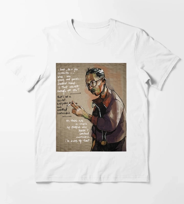 Kim Kitsuragi Disco Elysium T-Shirt White