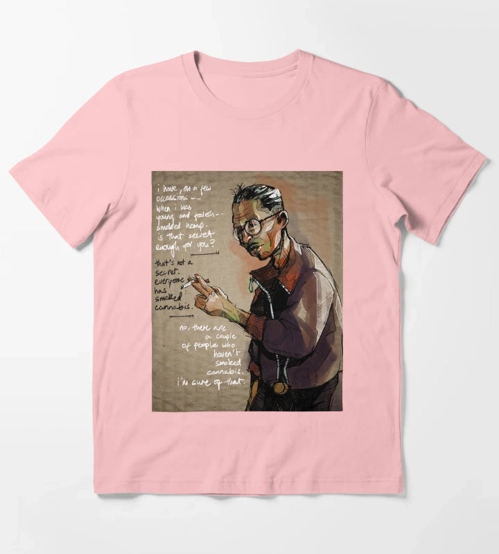 Kim Kitsuragi Disco Elysium T-Shirt Dark Grey