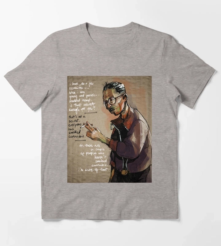 Kim Kitsuragi Disco Elysium T-Shirt Heather Grey