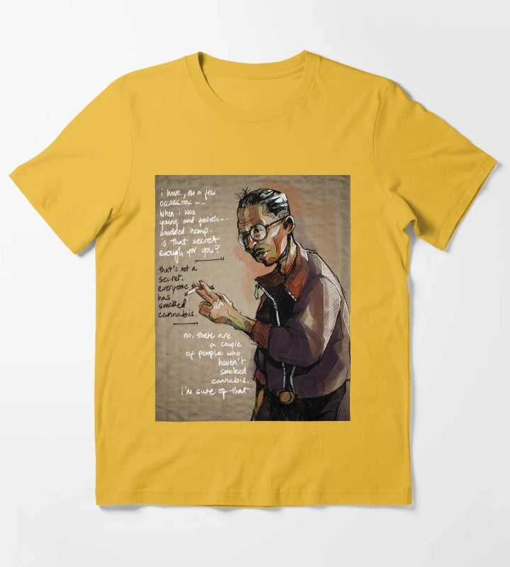 Kim Kitsuragi Disco Elysium T-Shirt Yellow