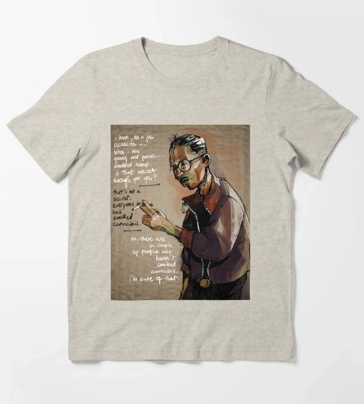 Kim Kitsuragi Disco Elysium T-Shirt Cream