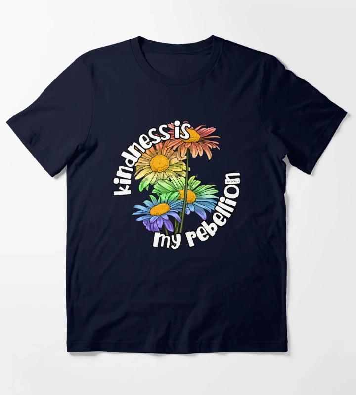 Kindness Is My Rebellion T-Shirt Navy