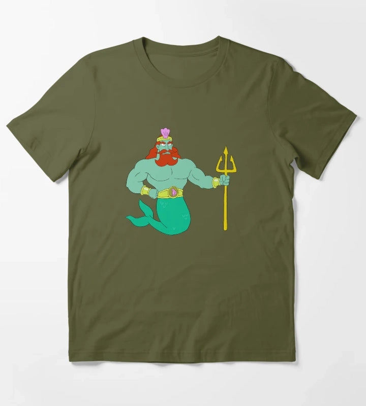 King Neptune T-Shirt Olive Green
