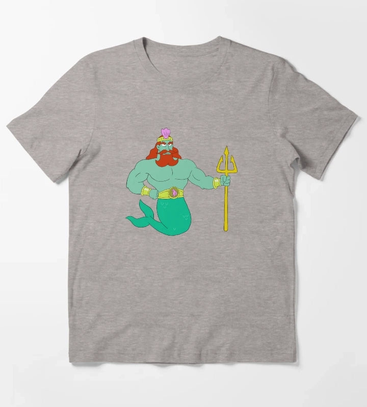 King Neptune T-Shirt Heather Grey