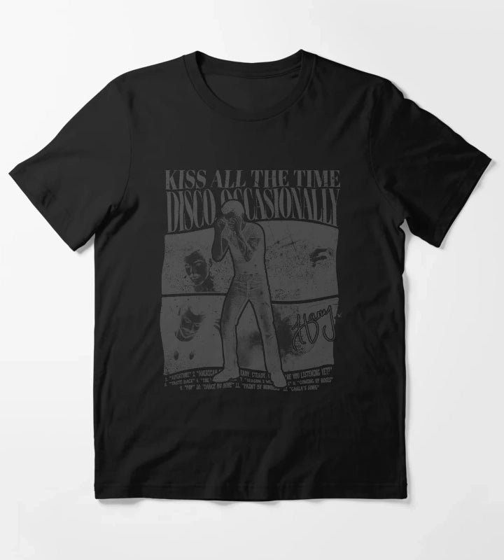 Kiss All The Time Disco Design T-Shirt