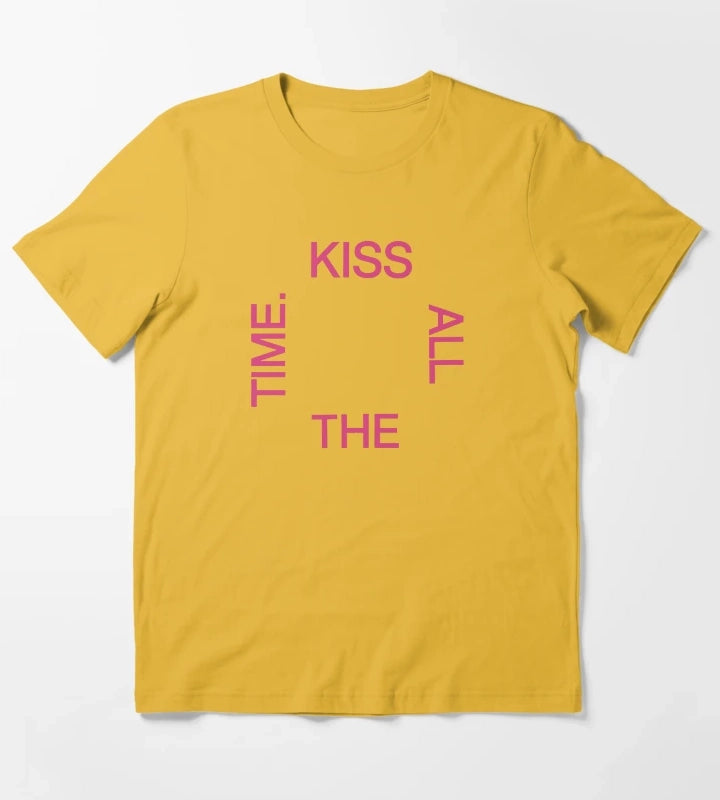 Kiss All The Time Disco Occasionally 2 T-Shirt Yellow