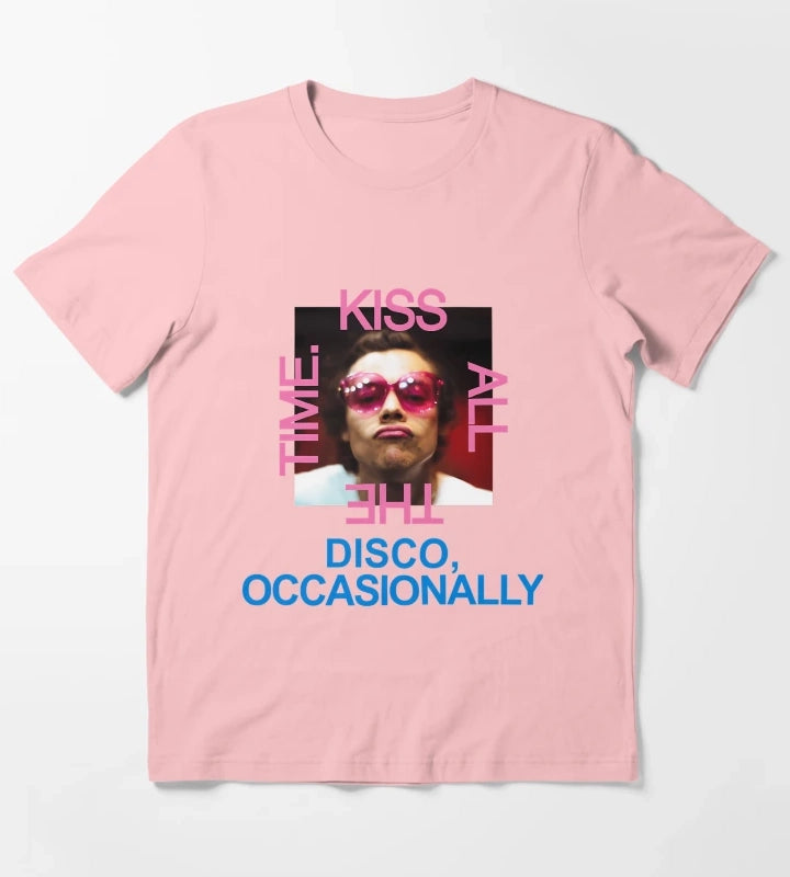 Kissy Face Disco T-Shirt Dark Grey